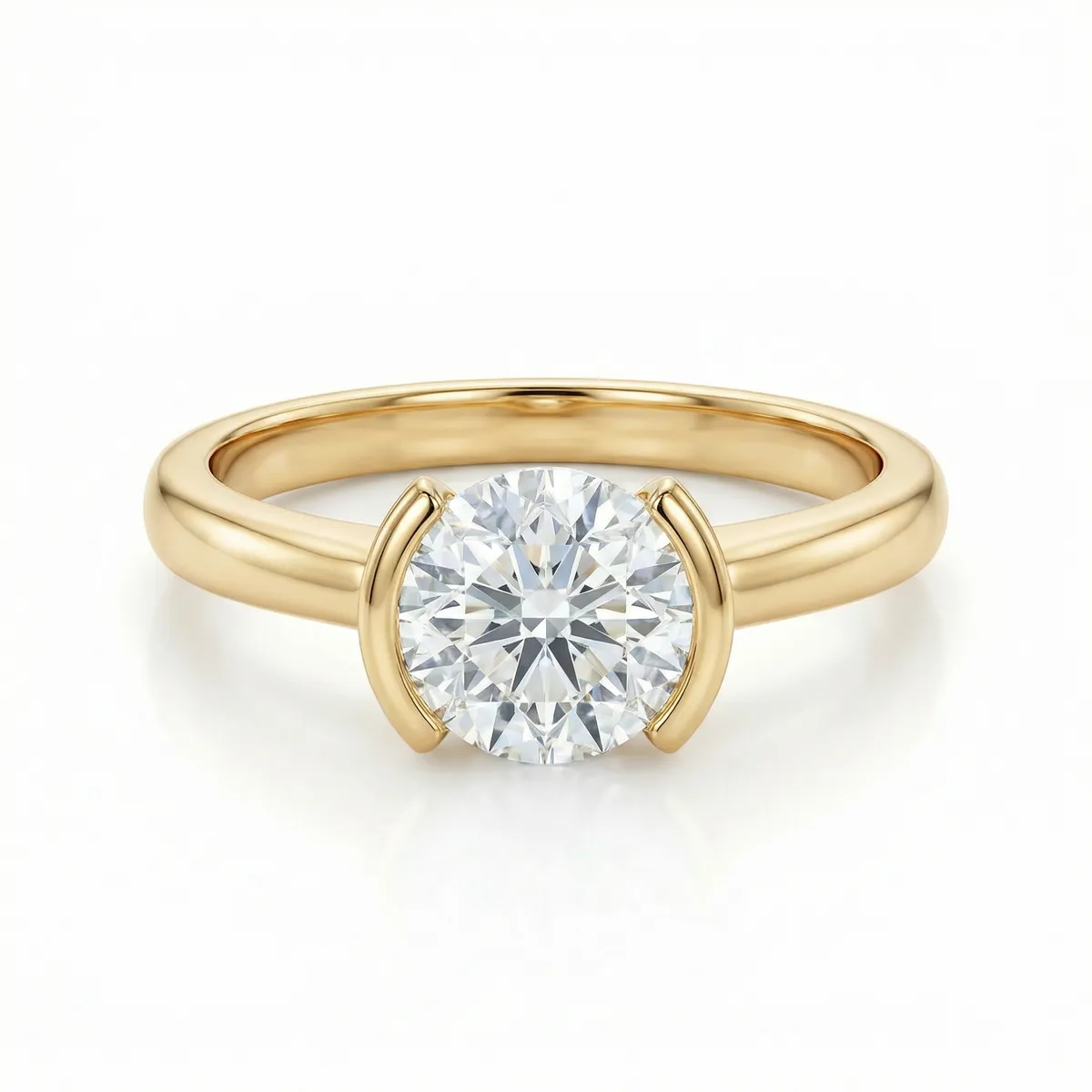 East-West Oval, 14k Yellow Gold hero